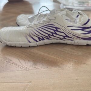 White and Purple Women's Sneakers